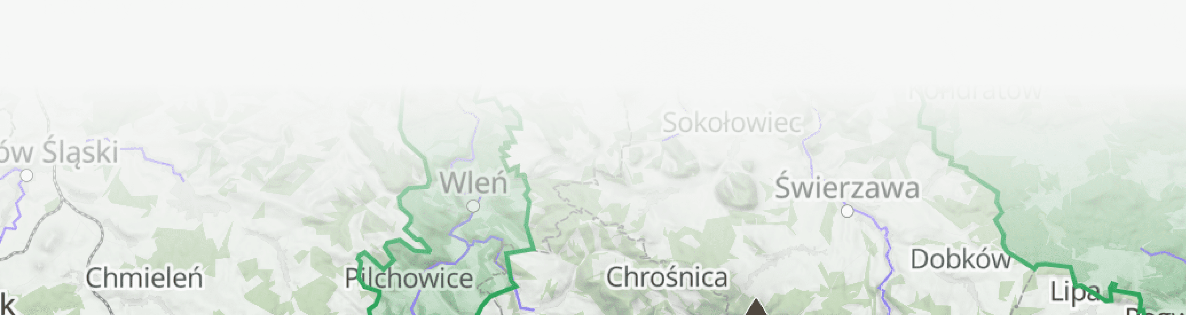 Topographic map of the nature around you